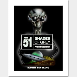 Area 51 Shades of Grey Posters and Art